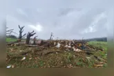 Tornado que atingiu a zona rural de Piraí do Sul (PR), no último sábado (8), foi classificado como F3 pelo Simepar, com ventos estimados entre 253 km/h e 332 km/h.