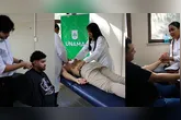 Cabelo, massagem e cuidados com o corpo marcaram a ação de Dia dos Pais do grupo RBA.