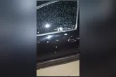 O carro do chefe de gabinete foi atingido por tiros na noite da última sexta-feira (14).