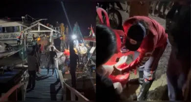 Imagem ilustrativa da notícia: Pescadores salvam 15 passageiros de lancha em naufrágio no Marajó