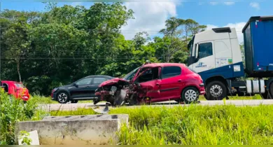 Imagem ilustrativa da notícia: Acidente em Santa Maria do Pará deixa trânsito congestionado na BR-316