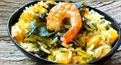 Imagem ilustrativa da notícia: Arroz paraense: como fazer o prato típico paraense com tucupi, jambu e camarão