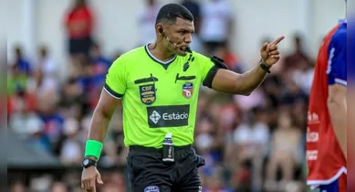 Imagem ilustrativa da notícia: Árbitro paraense Wanbelton Lisboa estreia na Série A como 4º árbitro