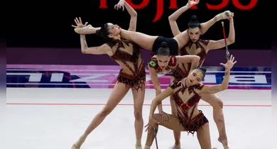 Imagem ilustrativa da notícia: Brasil conquista ouro inédito no Mundial de Ginástica Rítmica