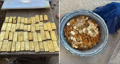 Imagem ilustrativa da notícia: Pedreiros encontram tesouro de R$ 54 milhões em casa na Bélgica