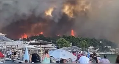 Imagem ilustrativa da notícia: Incêndios deixam mortos na Grécia e avançam por países da Europa