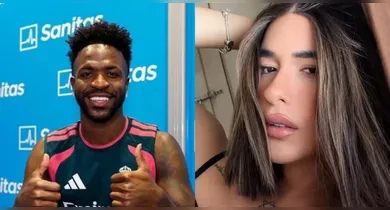 Imagem ilustrativa da notícia: Vini Jr. curte foto de atriz e reage com emoji: "Uau"