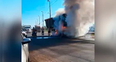 Imagem ilustrativa da notícia: Moto entra embaixo de carreta e pega fogo em rodovia do PA