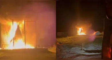 Imagem ilustrativa da notícia: Imagem de Aparecida é alvo de incêndio criminoso em Novo Progresso