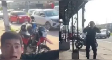 Imagem ilustrativa da notícia: VÍDEO: soldado da PM se envolve em briga com motorista em Belém
