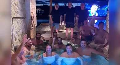 Imagem ilustrativa da notícia: Senador ironiza foto na piscina com investigado por fraudes no INSS