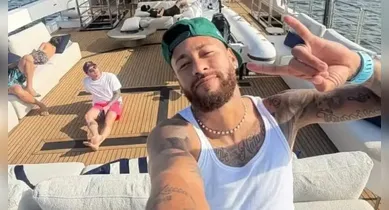 Imagem ilustrativa da notícia: Neymar ironiza críticas do presidente do Remo e publica: "Vagabundiando"