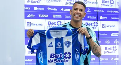 Imagem ilustrativa da notícia: Radsley é apresentado no Paysandu e mira acesso e título da Série C