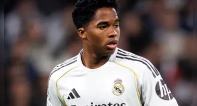 Imagem ilustrativa da notícia: Endrick recebe sondagens, mas prioriza permanência no Real Madrid