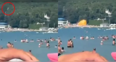 Imagem ilustrativa da notícia: VÍDEO: ataque com drone deixa 7 mortos e 40 feridos em praia na Rússia