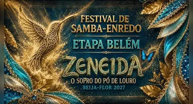 Imagem ilustrativa da notícia: Ao vivo: Festival de Samba-enredo da Beija-Flor escolhe representante da etapa Belém