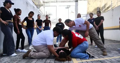 Cruz Vermelha Brasileira Pará realiza treinamentos para voluntários que atuarão durante o Círio 2026, em Belém.