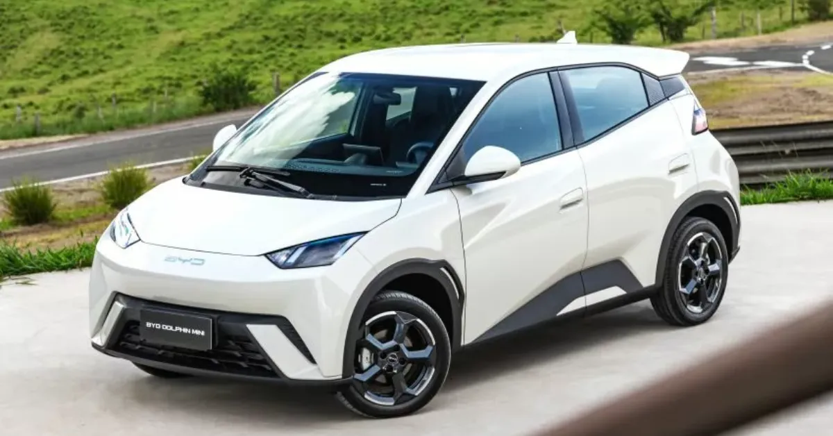 Imagem ilustrativa da notícia: Os 5 carros elétricos mais baratos do Brasil em 2026