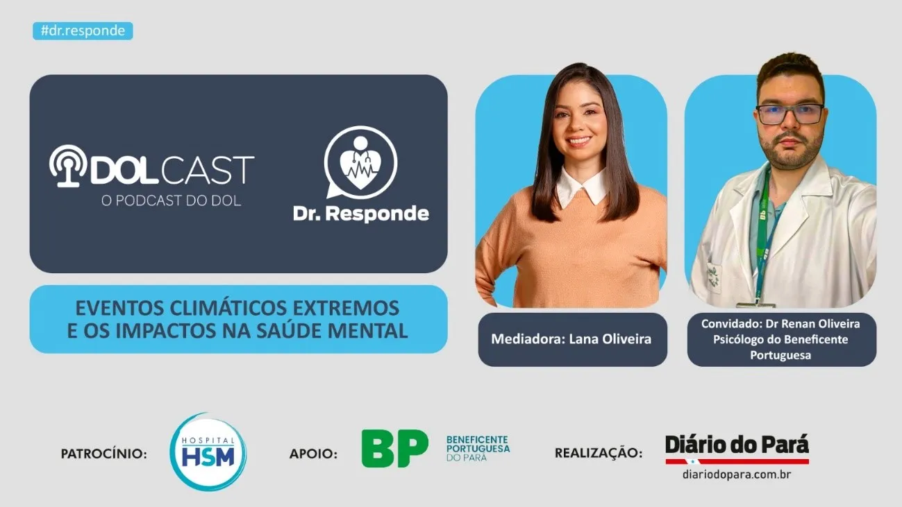 Imagem ilustrativa do podcast: Efeitos dos ventos climáticos extremos e os impactos na saúde mental
