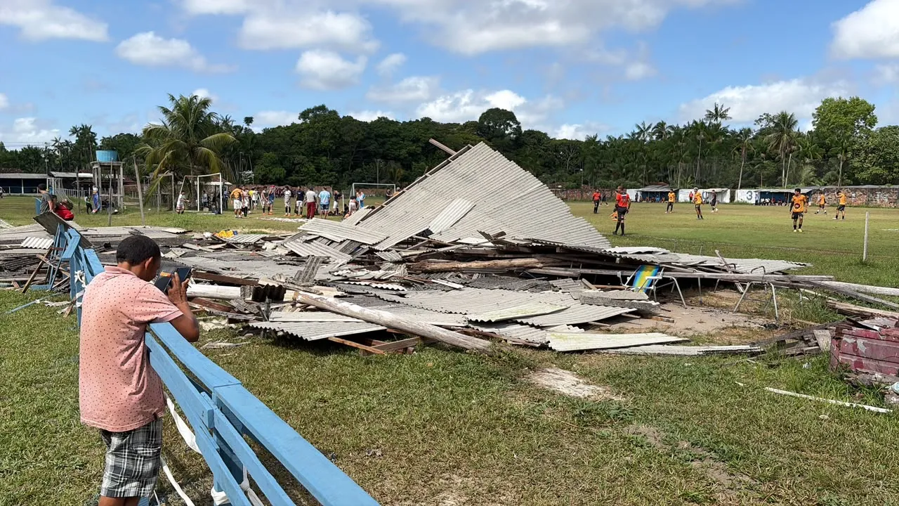 Imagem ilustrativa da notícia: Desabamento de estrutura em CT de Ananindeua deixa três pessoas feridas