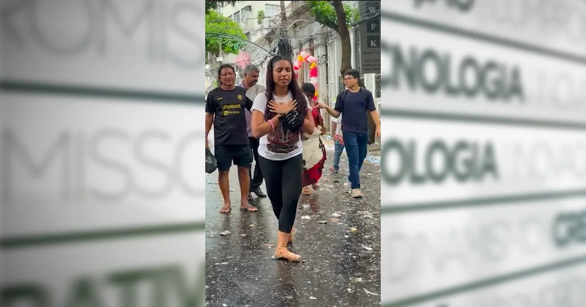 Imagem ilustrativa da notícia: Paraense se torna bailarina profissional e agradece a graça no Círio 
