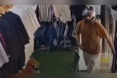 Apenas um dos suspeitos entrou na loja, mas não cometeu o assalto