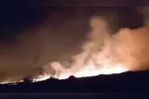 Vídeos e fotos mostram a intensidade da queimada que atingiu distrito de Muaná