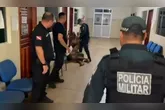 A irmã da vítima partiu para cima do suspeito de ter cometido o assalto