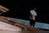 O jovem teria agredido uma mulher e foi perseguido por populares.