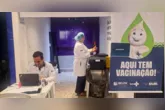 Posto de vacinação no Aeroporto Internacional de Belém oferece a vacina tríplice viral gratuitamente para moradores e visitantes durante o período do Círio.