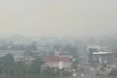Na maior parte da cidade, a qualidade do ar variava entre as categorias muito ruim e péssima.