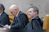 Os ministros André Mendonça e Alexandre de Moraes