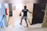 Imagens das câmeras de monitoramento registraram a ação do suspeito