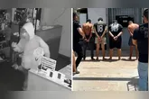 A polícia conseguiu prender os suspeitos poucas horas depois do furto
