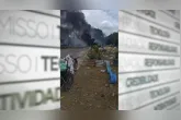 O corpo de bombeiros foi acionado e conseguiram controlar o fogo.