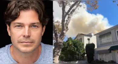 Imagem ilustrativa da notícia: Ator Erik Marmo tem casa destruída por incêndio nos Estados Unidos