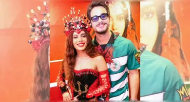 Imagem ilustrativa da notícia: Apaixonados, Anitta e Danilo Mesquita posam juntos pela primeira vez