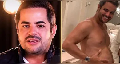Imagem ilustrativa da notícia: Kaká Diniz exibe corpo sarado e impressiona; veja antes e depois