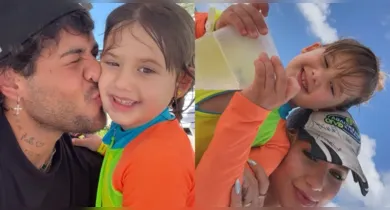 Imagem ilustrativa da notícia: VÍDEO: Virginia vai à praia com Zé Felipe após término com Vini Jr