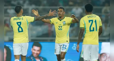 Imagem ilustrativa da notícia: Samuel Lino mira sequência na Seleção após marcar duas vezes