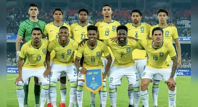 Imagem ilustrativa da notícia: Brasil vence Índia por 4 a 0 e encerra Data Fifa com goleada