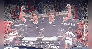 Imagem ilustrativa da notícia: Ídolos históricos e Nazinha são homenageados pela torcida do Remo