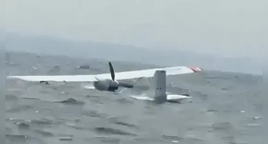 Imagem ilustrativa da notícia: Avião de pequeno porte cai nas águas do rio Tapajós, no Pará