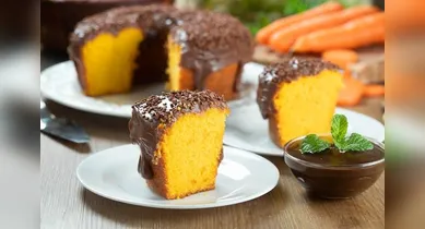 Imagem ilustrativa da notícia: Bolo de cenoura com brigadeiro: aprenda a receita fácil do MasterChef!