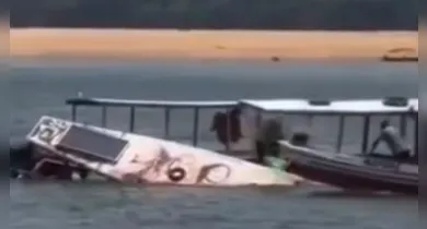 Imagem ilustrativa da notícia: Barco afunda no rio Tocantins e mobiliza socorro imediato em Marabá