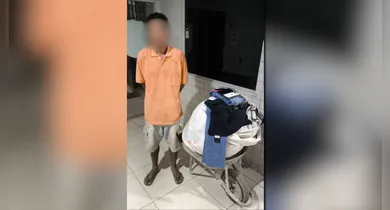 Imagem ilustrativa da notícia: PM prende homem e recupera produtos furtados em Marabá