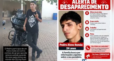 Imagem ilustrativa da notícia: Jovem de 24 anos desaparece em Redenção