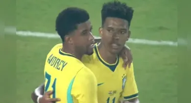 Imagem ilustrativa da notícia: Brasil goleia Índia e encerra Data Fifa com vitória