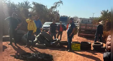 Imagem ilustrativa da notícia: Moradores bloqueiam via por asfalto na zona rural de Marabá
