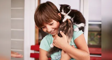Imagem ilustrativa da notícia: Convívio com pets é associado à melhor saúde mental infantil